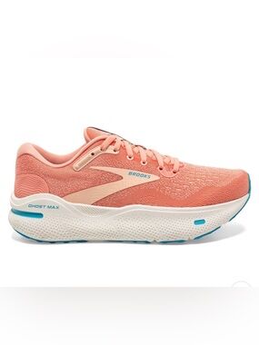 Brooks Ghost Max DNA Loft V2 Papaya Apricot Blue Running Sneaker Shoes-Womens 10